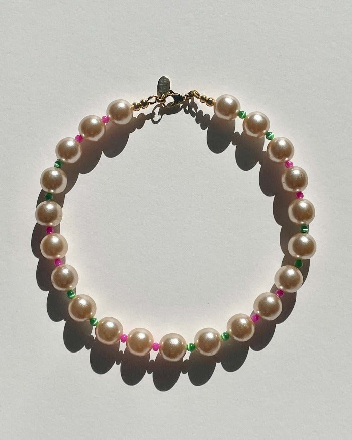 Chunky Colorful Pearl Necklace