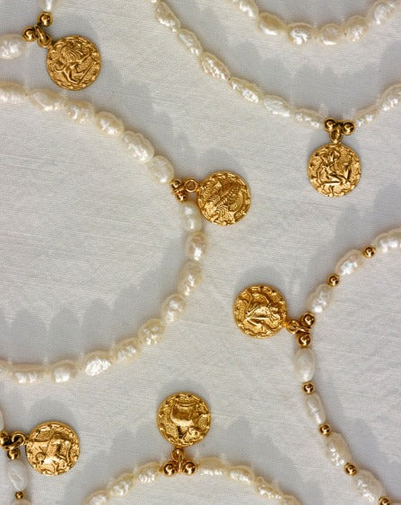 zodiac necklace | gold zodiac necklace